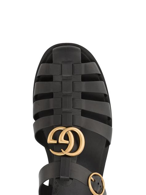 gucci jelly sandals for men|Gucci snakeskin sandals.